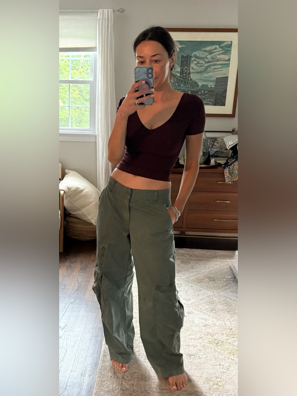 Urban Outfitters BDG Green Cargo Pants